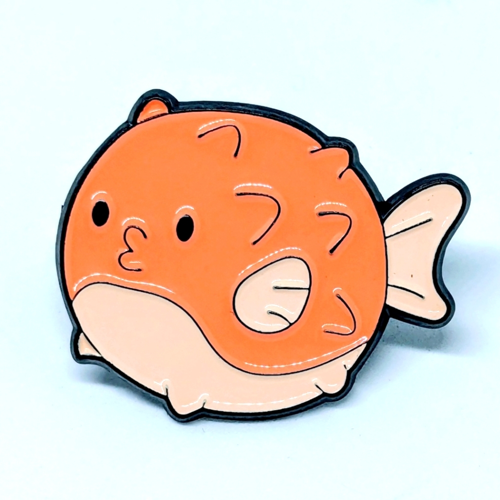 Cute Pufferfish Pin